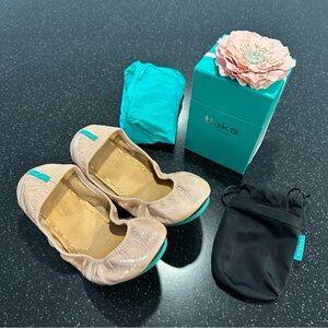 Tieks Blush Patent leather ballet flats